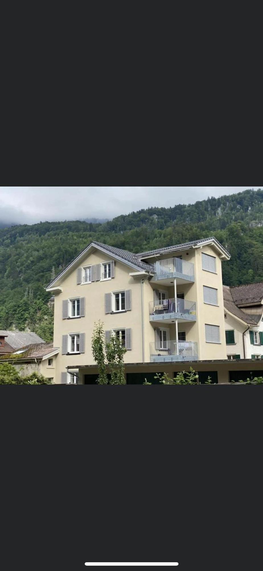 Wohnung Am Postweg Netstal Exteriör bild
